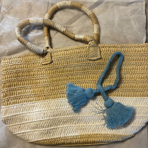 Altru Straw Tote Bag - New in Dust Bag - Picture 2 of 5